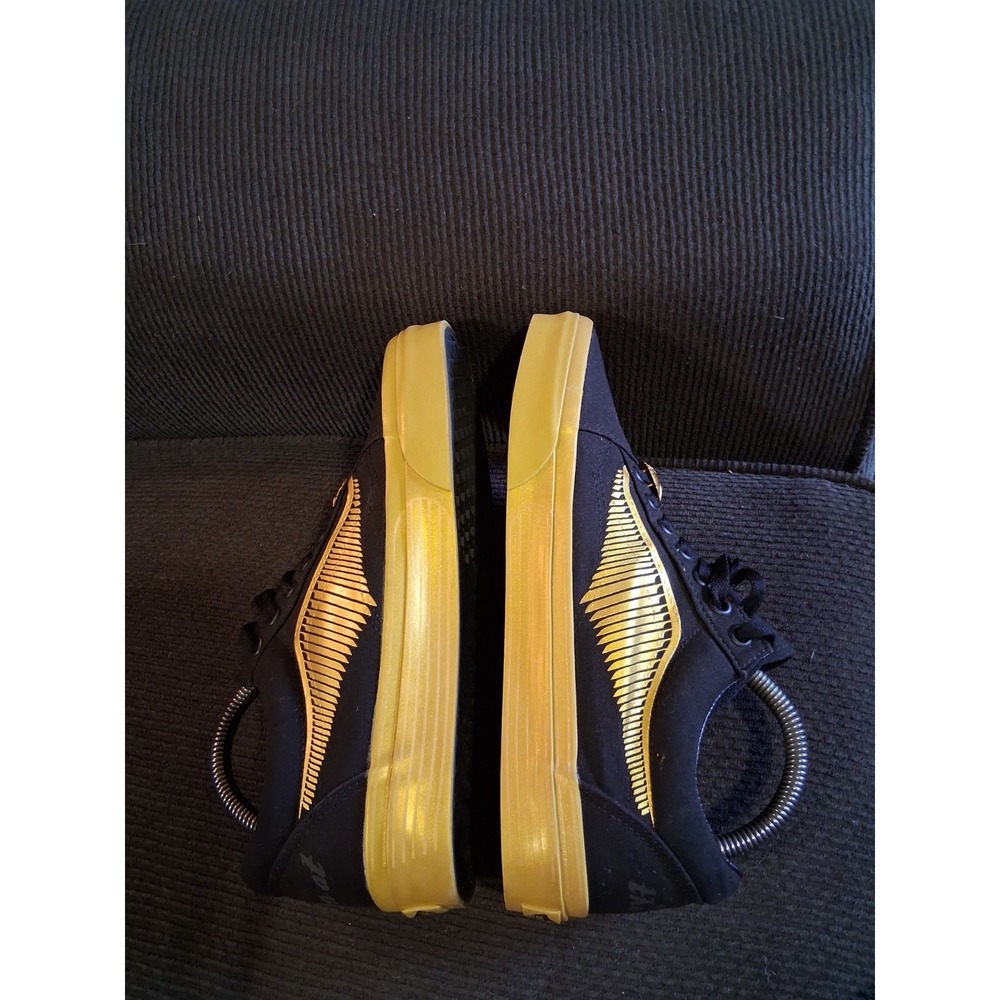 Vans x Harry Potter Golden Snitch Old Skool 721356 Mens Size 7.5 Shoe Gold Black - Picture 6 of 8